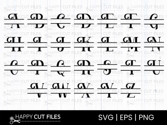 Download Split Svg Monogram Svg Files for Cricut - Svg files for cricut Collection