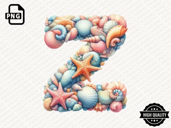Download Watercolor Summer Alphabet Clipart PNG - Premium Resources
